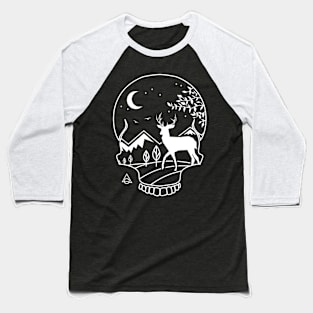 Deer skull Baseball T-Shirt